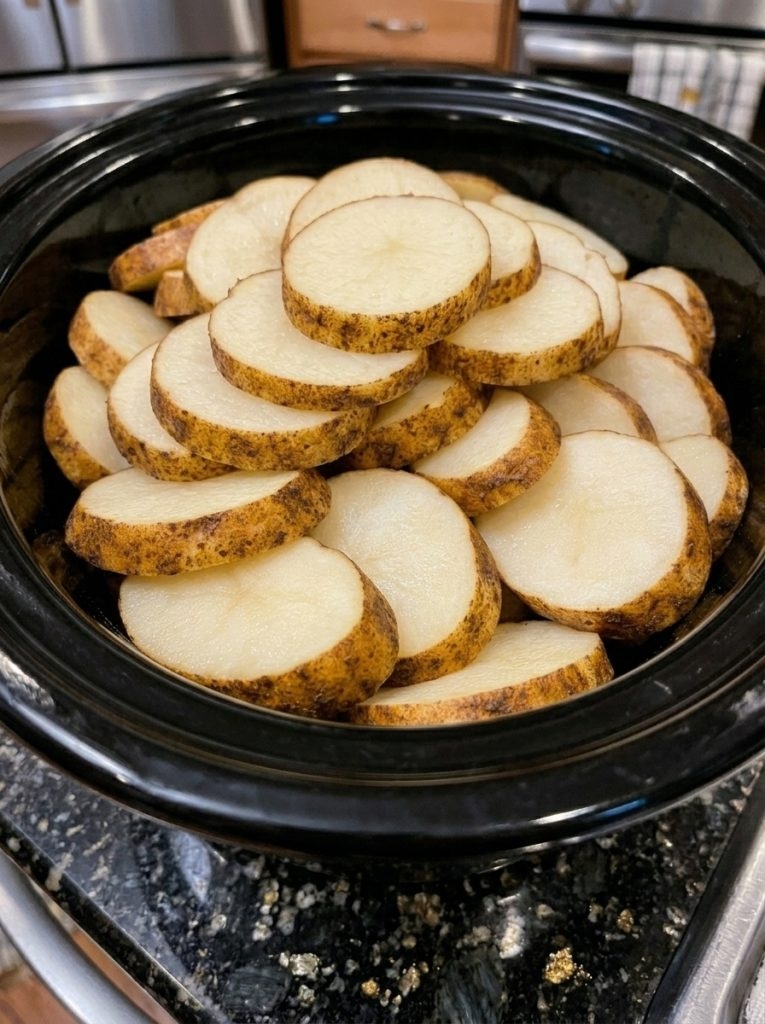 3-Ingredient Slow Cooker Holiday Potatoes
