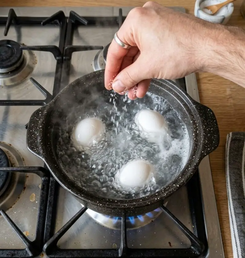 Why Do People Add Salt When Boiling Eggs? (And Does It Actually Help?)