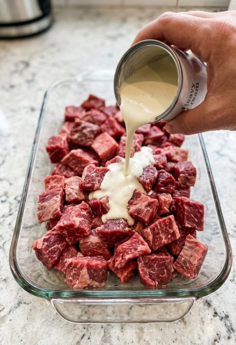 Creamy Mushroom Beef Bake