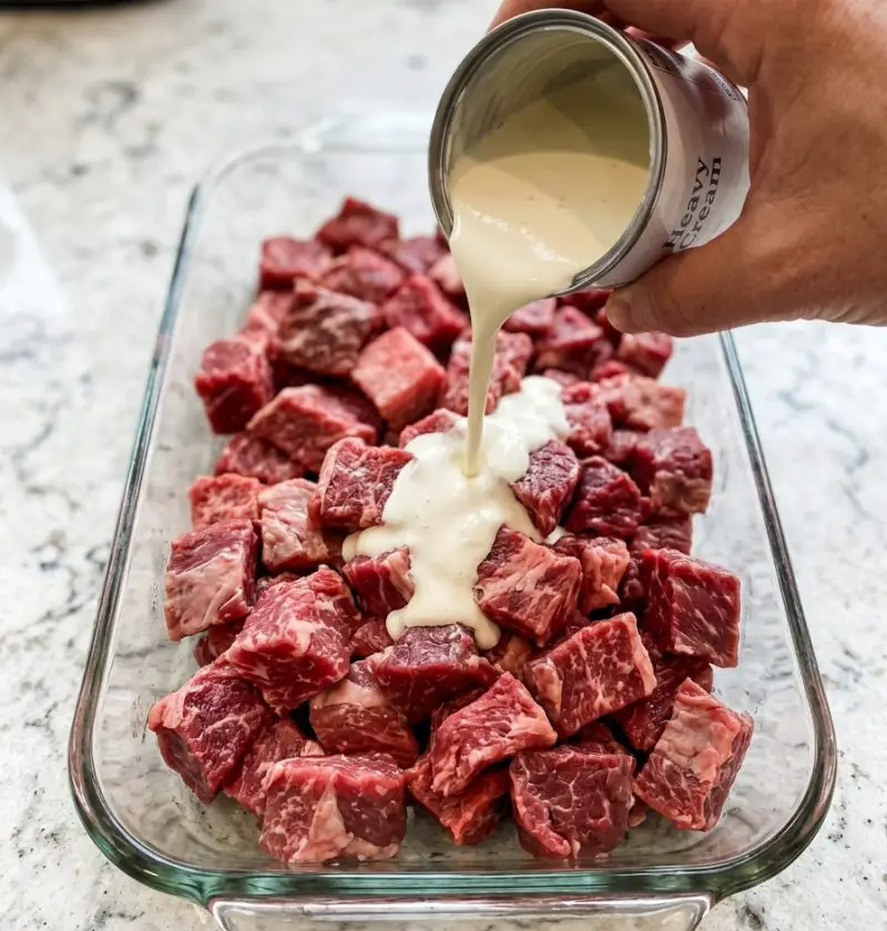 Creamy Mushroom Beef Bake