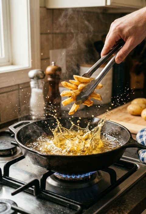 How to Keep Oil From Splattering When Frying (Without Giving Up Crispy Food)
