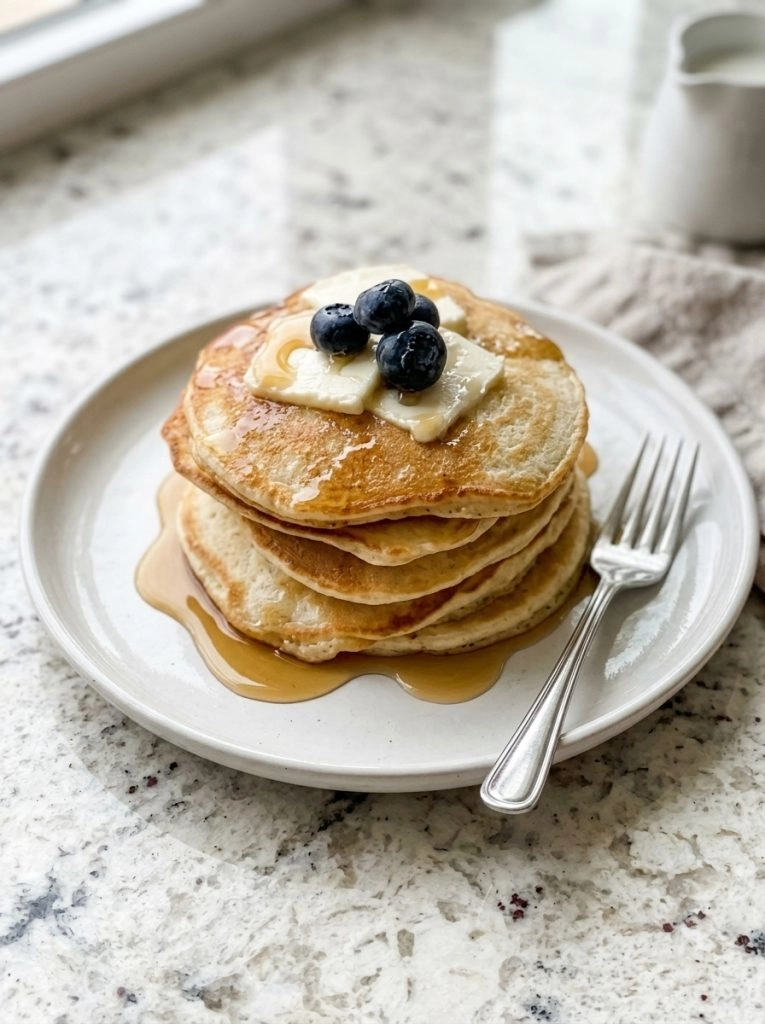 I Ran Out of Milk… So I Used Sour Cream in My Pancakes (And Honestly, I Didn’t Expect This)
