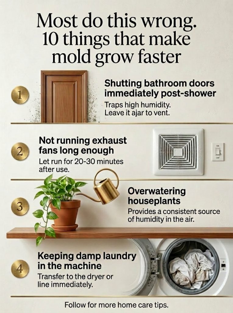11 Everyday Habits That Secretly Invite Mold Into Your Home