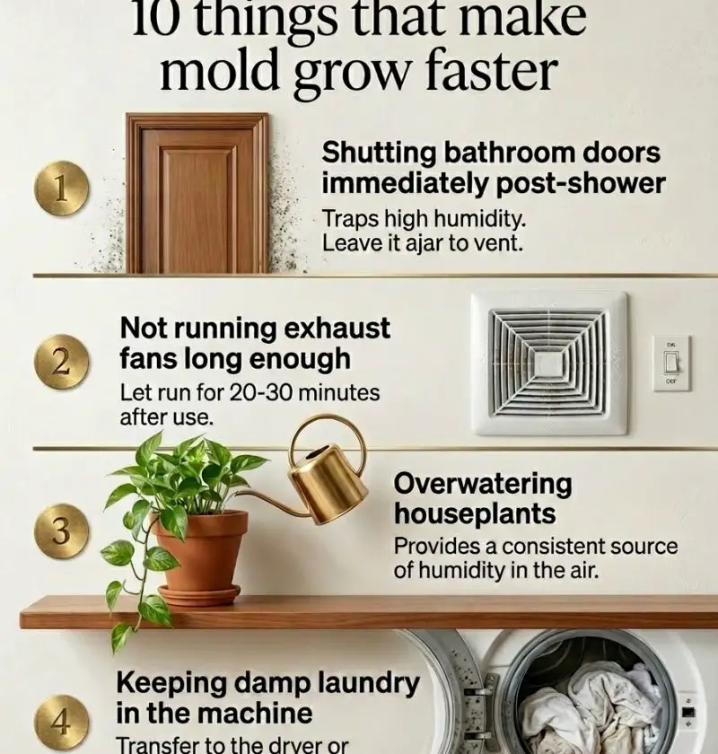 11 Everyday Habits That Secretly Invite Mold Into Your Home
