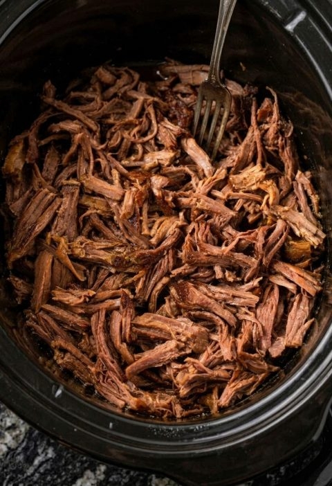 4-Ingredient Slow Cooker Championship Beef Dip