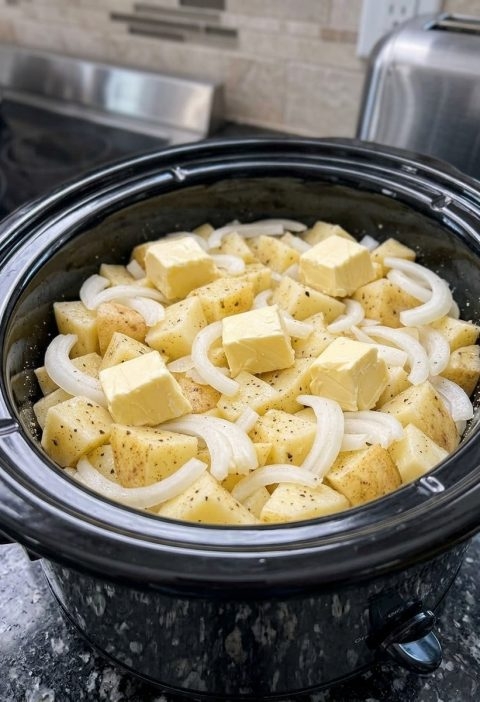 Slow Cooker Irish Potatoes