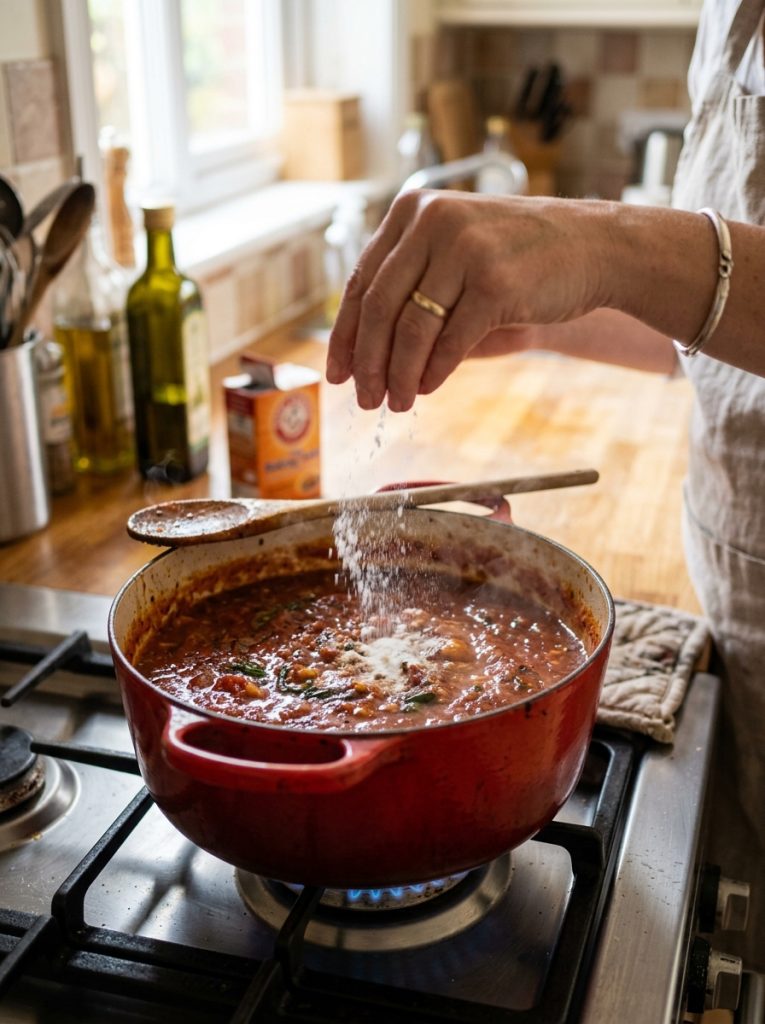 Why My Grandma Adds Baking Soda to Tomato Sauce (And Honestly… It Works)