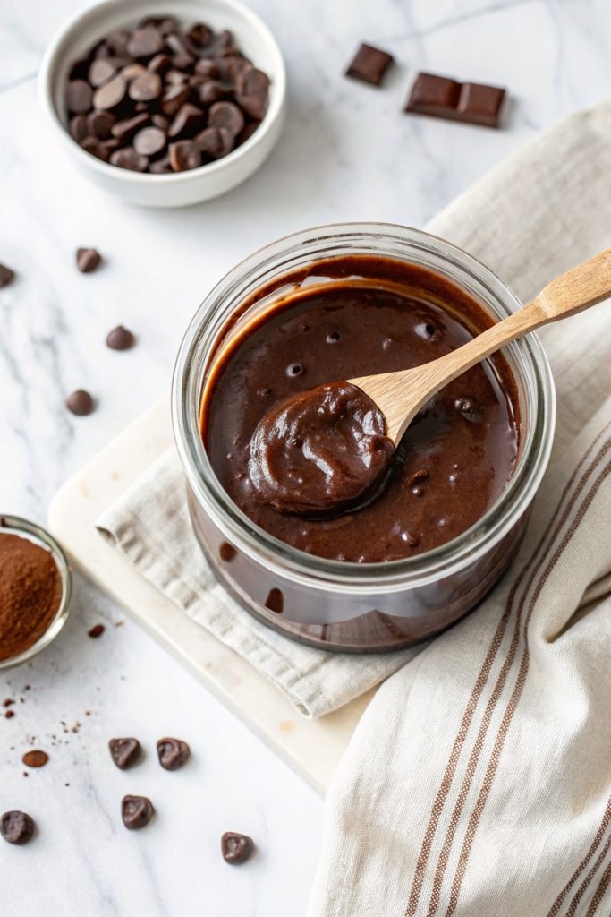 Slow Cooker 4-Ingredient Hot Fudge