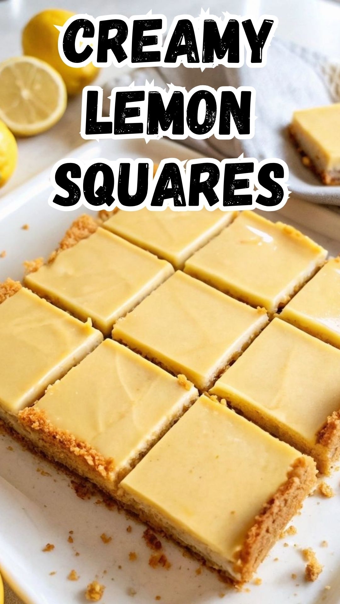 Creamy Lemon Squares Recipe Creamy Lemon Squares Recipe