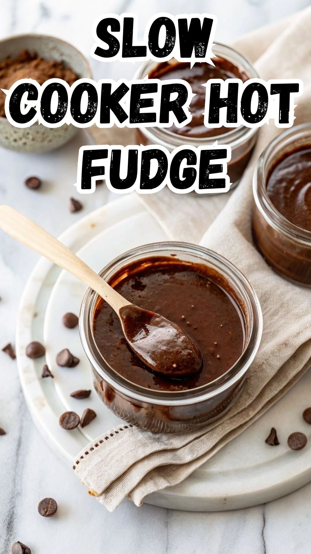 Slow Cooker 4-Ingredient Hot Fudge Slow Cooker 4-Ingredient Hot Fudge