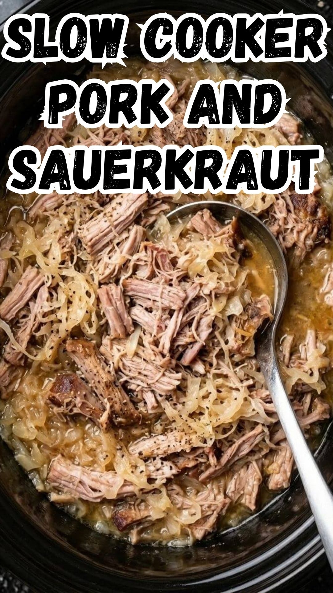 3-Ingredient Slow Cooker Pork and Sauerkraut 3-Ingredient Slow Cooker Pork and Sauerkraut