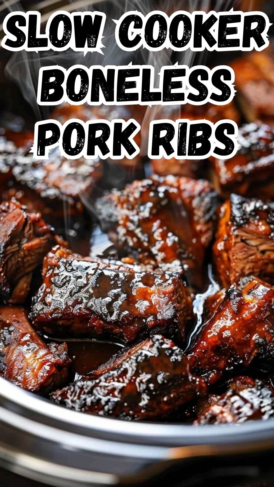 4-Ingredient Slow Cooker Country-Style Boneless Pork Ribs 4-Ingredient Slow Cooker Country-Style Boneless Pork Ribs