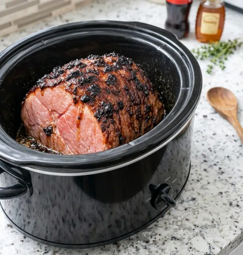 Slow Cooker 3-Ingredient Cola Ham