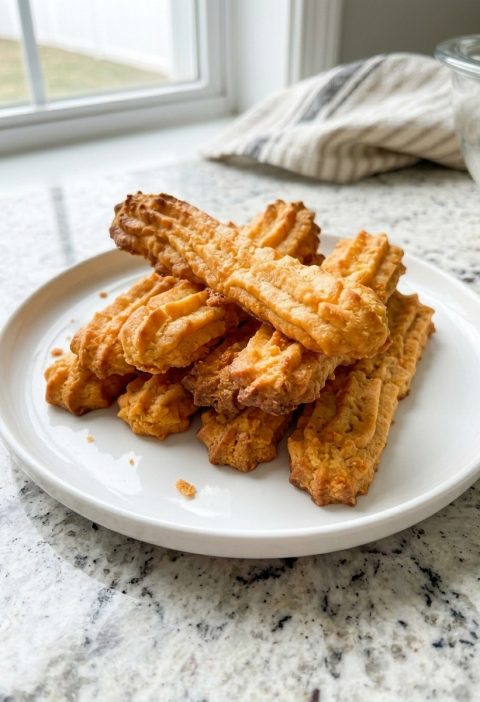 Southern 4-Ingredient Cheese Straws