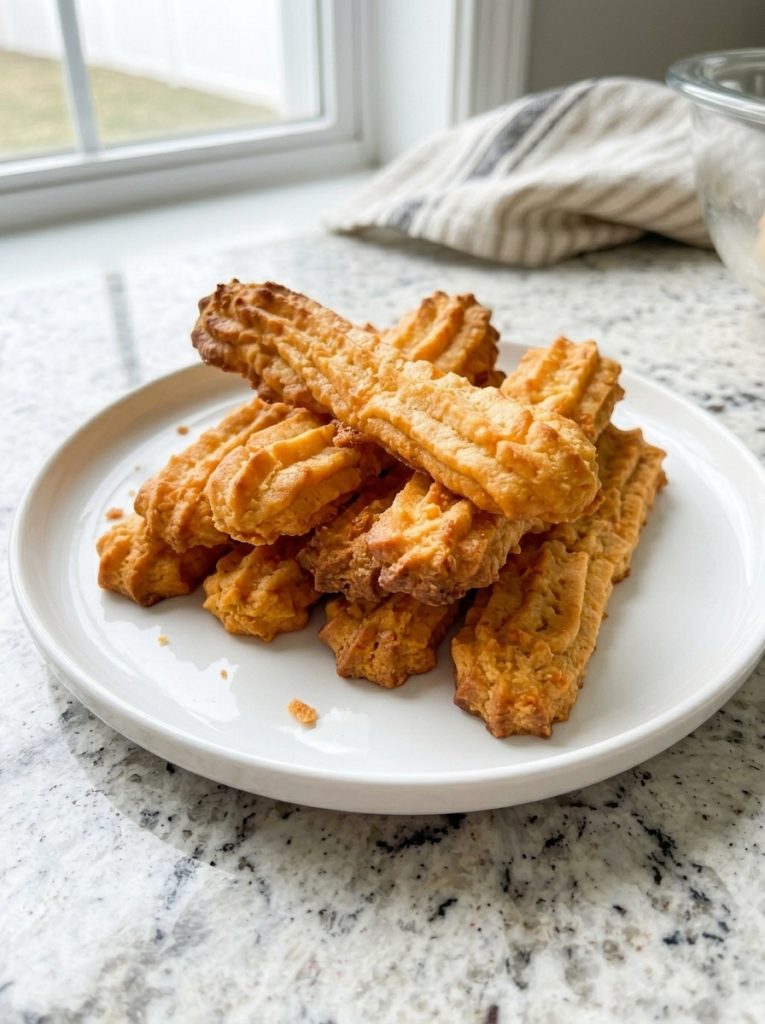 Southern 4-Ingredient Cheese Straws