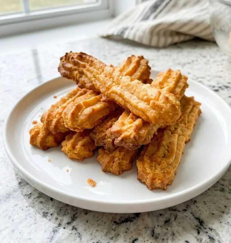 Southern 4-Ingredient Cheese Straws