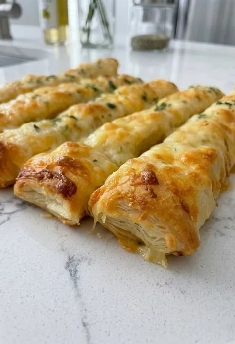 Cheesy Zucchini Breadsticks