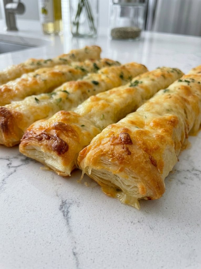 Cheesy Zucchini Breadsticks