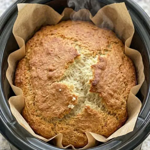 Slow Cooker 3-Ingredient Beer Bread