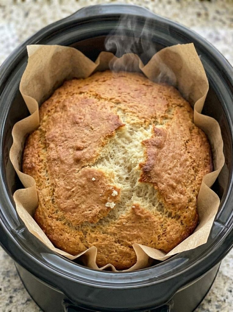 Slow Cooker 3-Ingredient Beer Bread