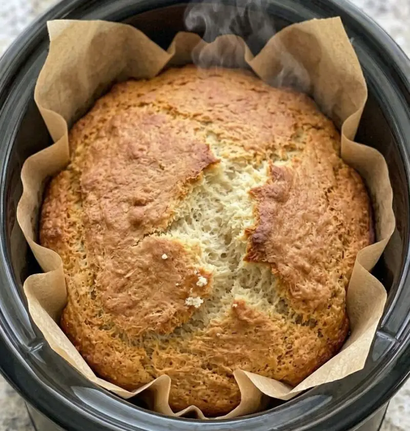 Slow Cooker 3-Ingredient Beer Bread