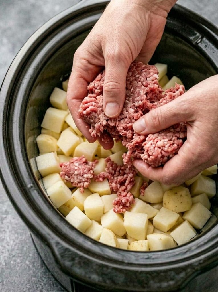 Slow Cooker Amish Poor Man’s Stew