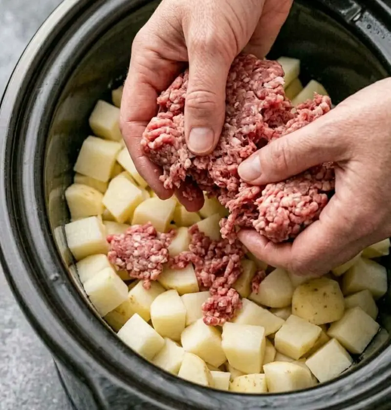 Slow Cooker Amish Poor Man’s Stew