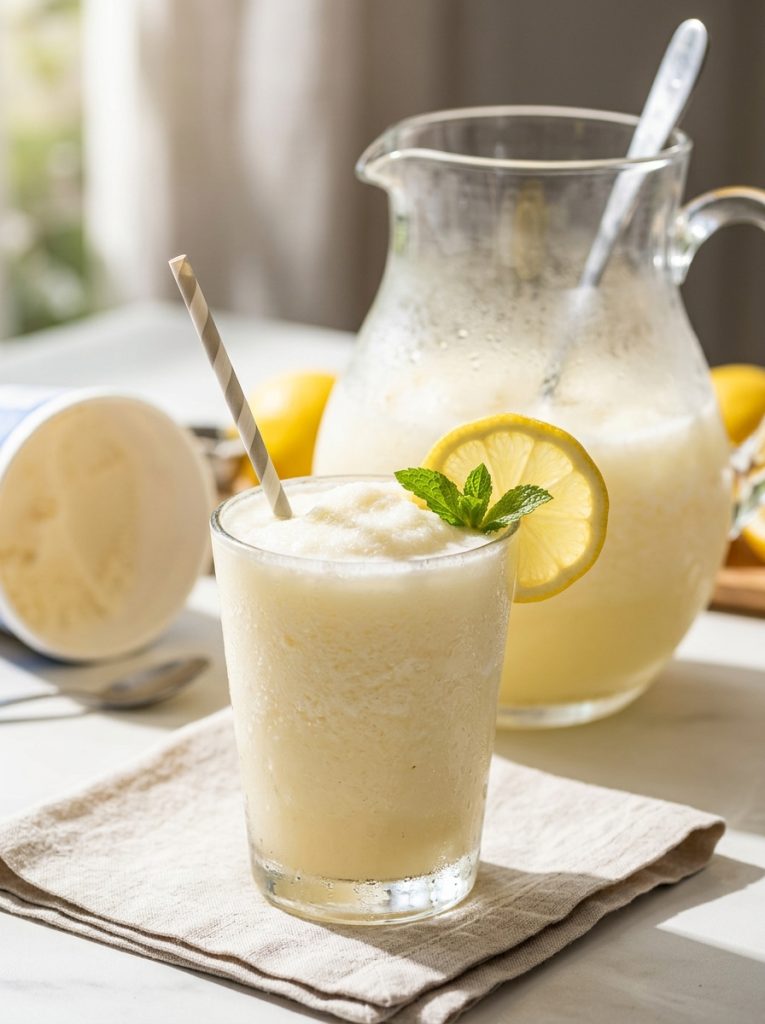 2-Ingredient Frosted Lemonade