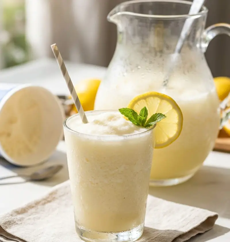 2-Ingredient Frosted Lemonade