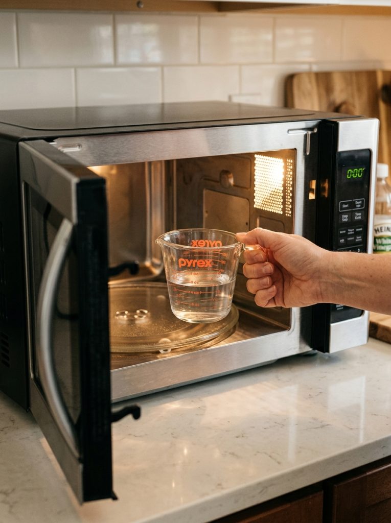 She Put a Cup of Vinegar in Her Microwave… and Honestly, I Wish I’d Tried It Sooner