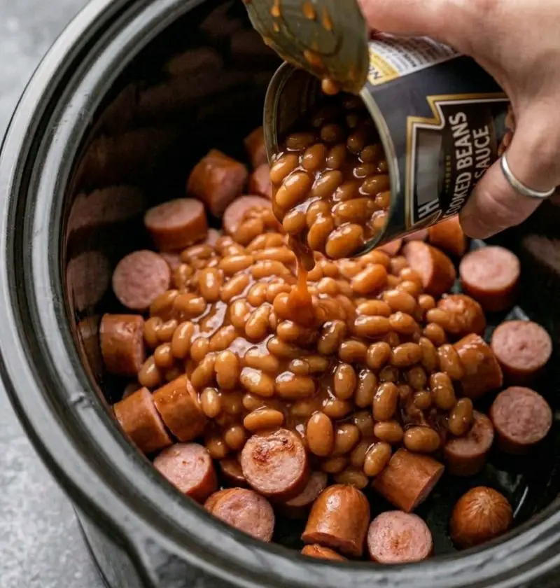 Slow Cooker 5-Ingredient Beanie Weenies