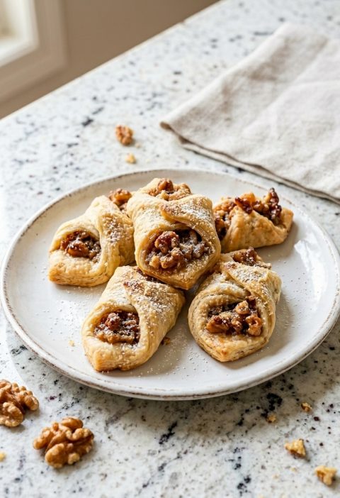 Italian Nut Rolls Cookies