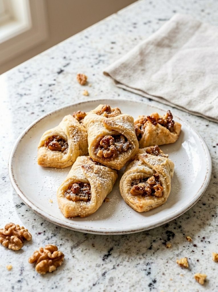 Italian Nut Rolls Cookies