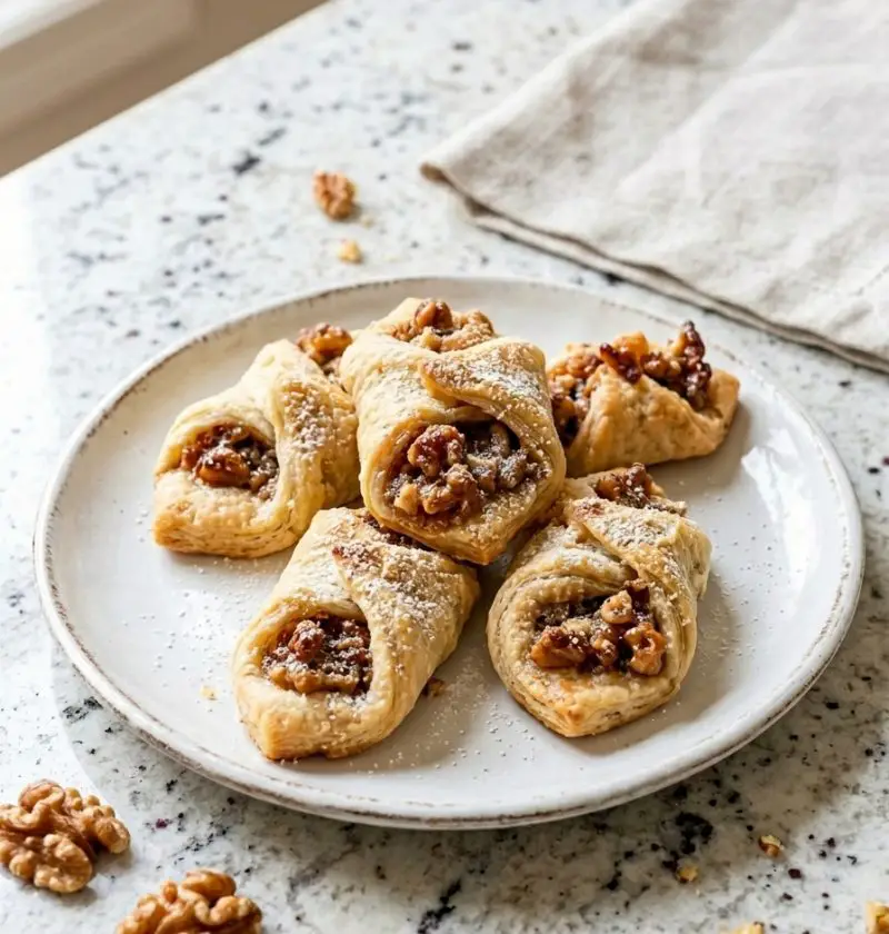 Italian Nut Rolls Cookies