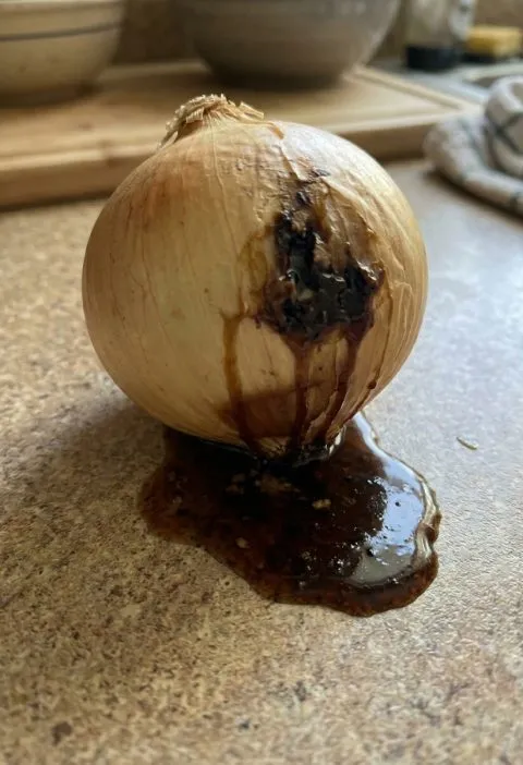 Why Is My Onion Leaking Brown Liquid? Here’s What It Actually Means