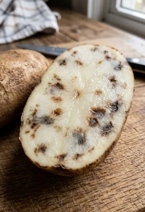 You Cut Into a Potato and Found Brown Spots Inside? Here’s What They Really Mean