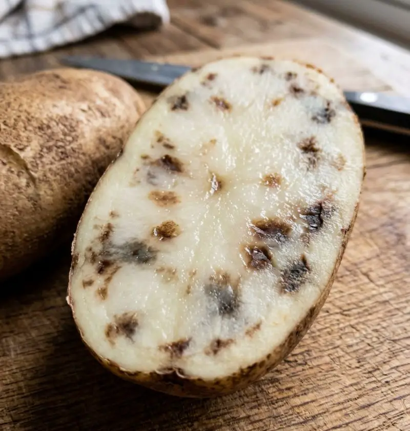You Cut Into a Potato and Found Brown Spots Inside? Here’s What They Really Mean