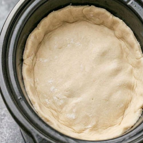 Slow Cooker Lemon Custard Pie Dessert