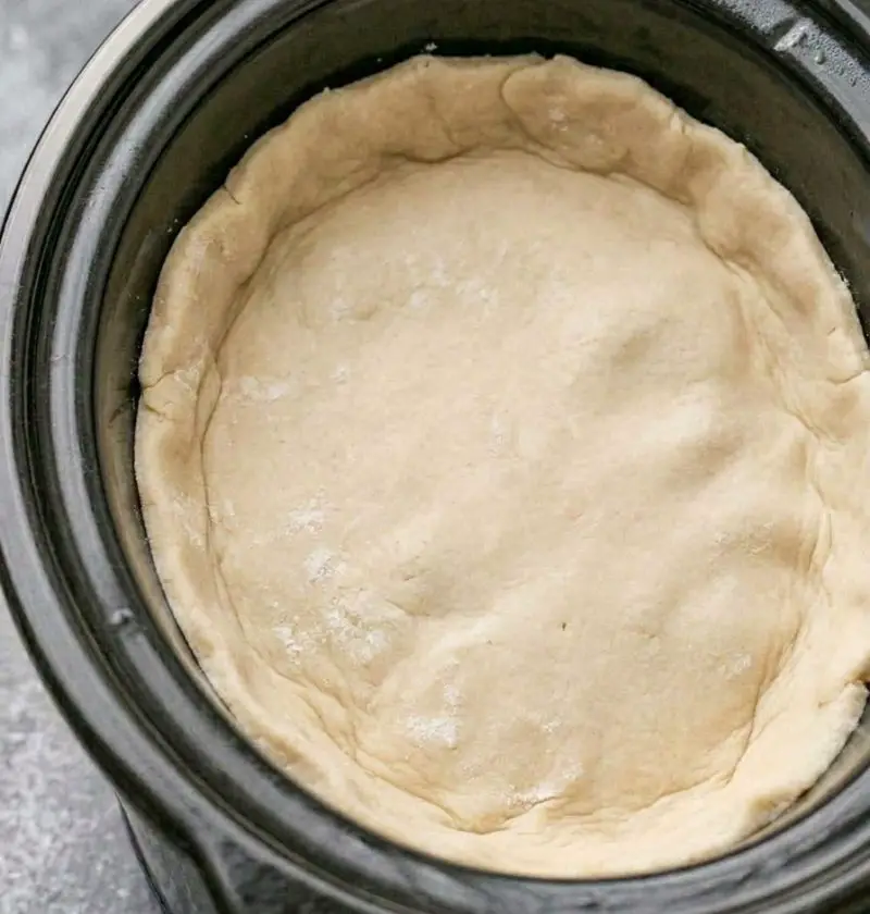 Slow Cooker Lemon Custard Pie Dessert