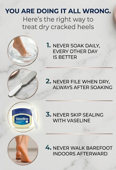 I Thought Soaking My Cracked Heels Every Night Was Helping… Turns Out I Was Making Them Worse