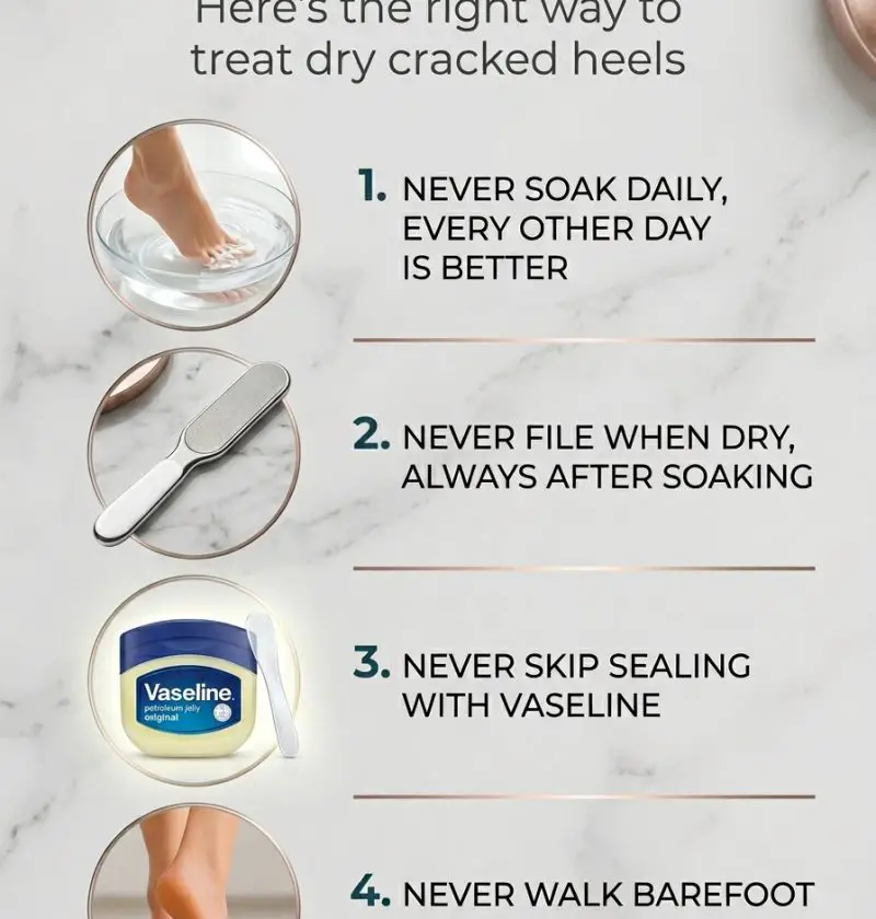 I Thought Soaking My Cracked Heels Every Night Was Helping… Turns Out I Was Making Them Worse