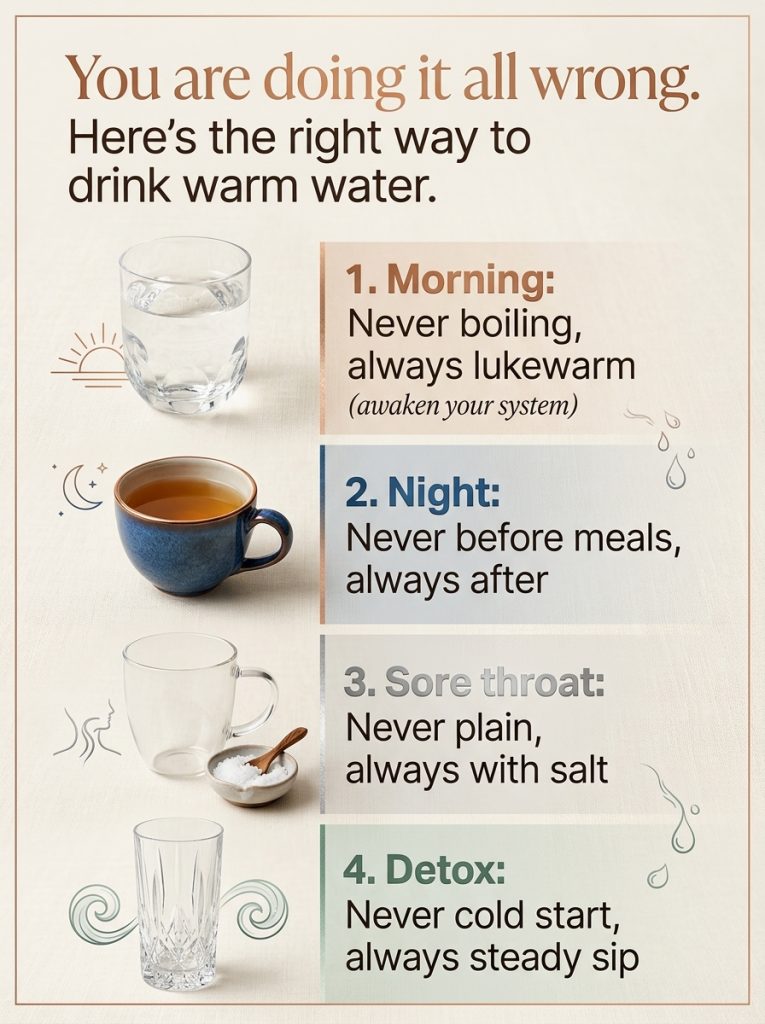 Are You Drinking Warm Water the Wrong Way? Tiny Mistakes That Change Everything
