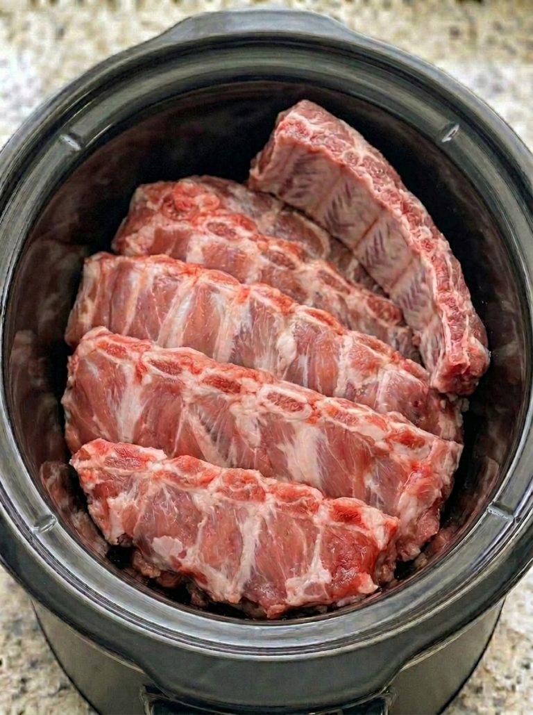 5-Ingredient Slow Cooker Tax Day Ribs