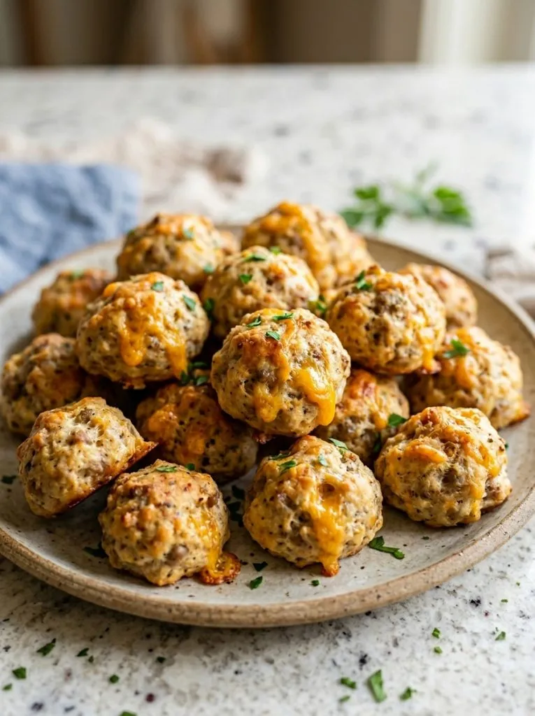 Southern 3-Ingredient Sausage Balls