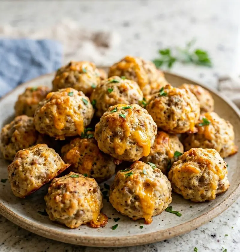 Southern 3-Ingredient Sausage Balls