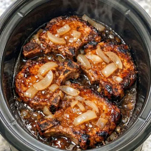 Slow Cooker Amish Sweet and Sour Pork Chops