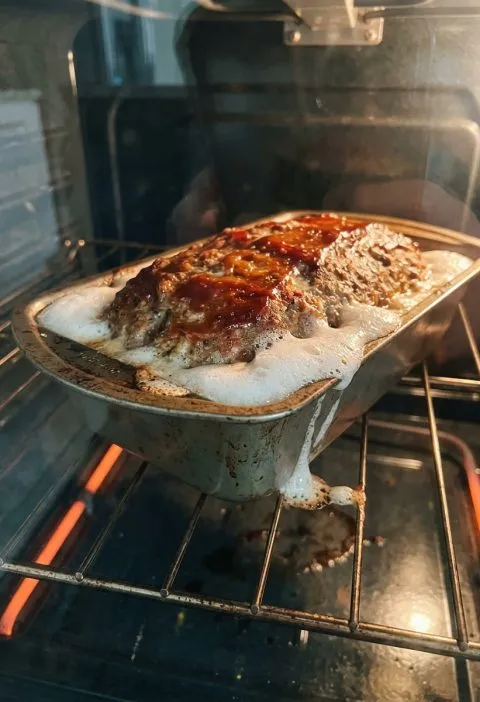 Why Your Meatloaf Has White Foam Oozing Out Of It — And Why It’s Usually Totally Normal
