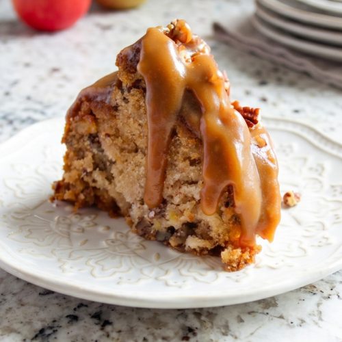mom's fresh apple love letter cake