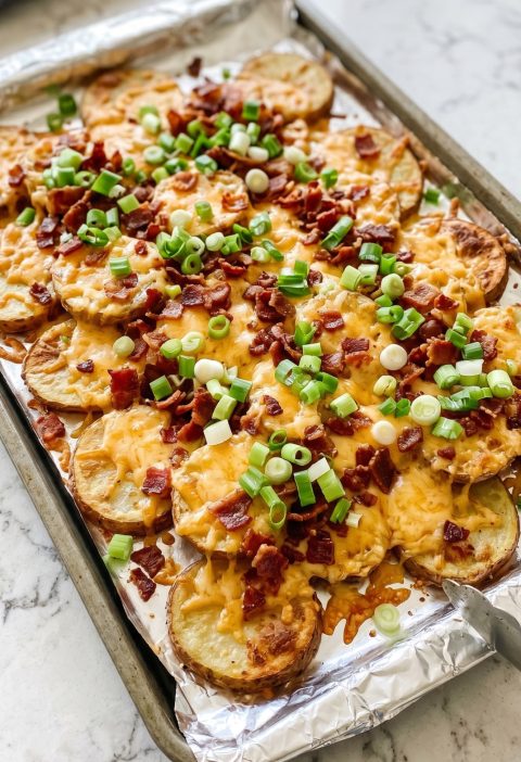 Oven Baked 4-Ingredients Irish Nachos