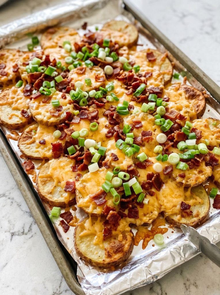 Oven Baked 4-Ingredients Irish Nachos